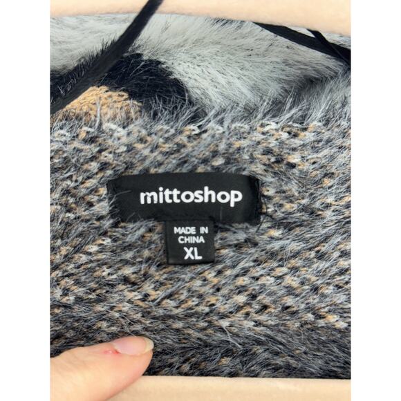 Mittoshop XL oversized extra soft leopard sweater - Picture 7 of 8